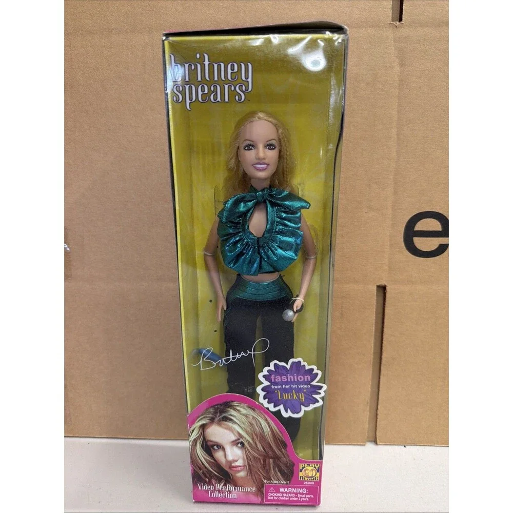 Play Along Britney Spears Doll LUCKY Outfit Video Performance Collection NIB